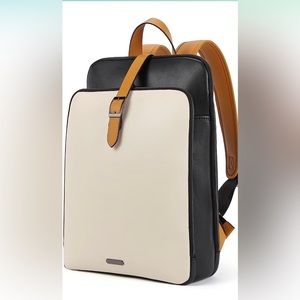 CLUCI Womens Backpack Purse Leather 15.6 Inch Laptop Large Vintage Shoulder Bags